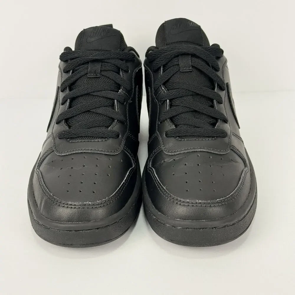 Nike Air Force 1 Size 7Y Black Athletic Casual Lifestyle Shoes Sneakers